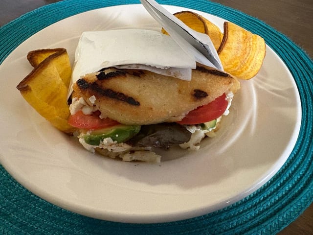 Veggie Arepa.