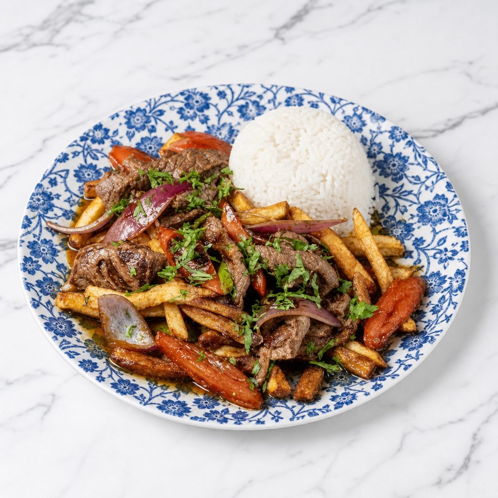 Lomo Saltado.