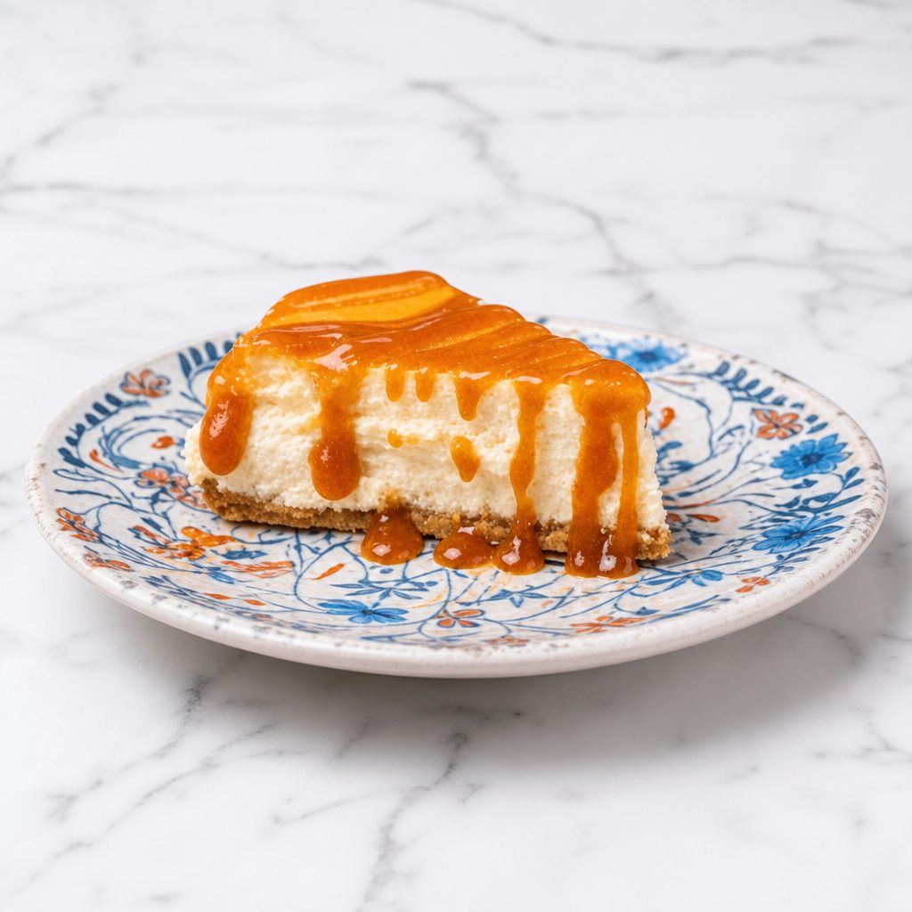 Goat Cheese and Guava Cheese Cake.