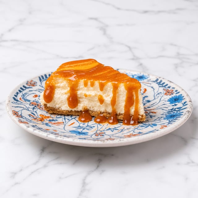 Goat Cheese and Guava Cheese Cake.