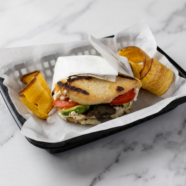 Veggie Arepa.
